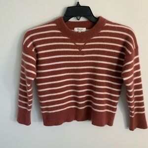 Madewell 100% cashmere striped sweater (size M but fits more like XS/S)